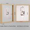 8x10 Floating Frame Set of 2,Double Glass Rustic Photo Frame for Wall Hanging
